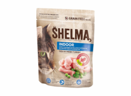 SHELMA Indoor Rich in turkey - suché krmivo pro kočky - 750g