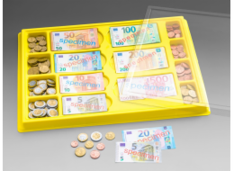 Wissner Plastová pokladna s eurovými bankovkami a mincemi