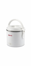 Ohřívač jídla Girmi, SC0101, kapacita zásobníku 0,7 L, objem talíře 0,5 L, sklopná rukojeť, odnímatelný kabel, parní ventilace, 40 W