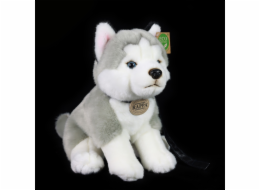 Rappa Plyšový pes husky sedící s vodítkem 28 cm ECO-FRIENDLY Rappa Plyšový pes husky sedící s vodítkem 28 cm ECO-FRIENDLY