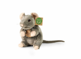 Rappa Plyšová myš sedící 16 cm ECO-FRIENDLY