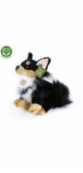 Rappa Plyšový pes čivava sedící 24 cm ECO-FRIENDLY