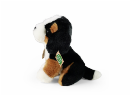 Rappa Plyšový bernský salašnický pes sedící 18 cm ECO-FRIENDLY