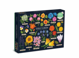 Galison Puzzle Jedlé květy 1000 dílků
