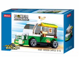 Sluban Power Bricks M38-B0933A Natahovací Hotdog vůz