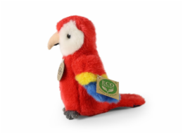 Rappa Plyšový papoušek Ara 16 cm červený ECO-FRIENDLY