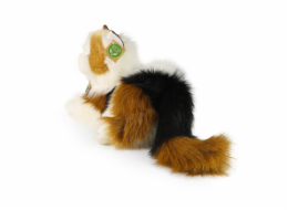 Rappa Plyšová kočka calico trojbarevná 30 cm ECO-FRIENDLY