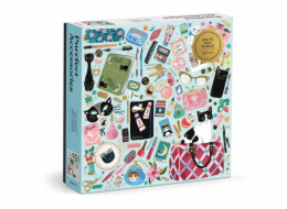 Galison Fóliové puzzle Kočičí elegance 500 dílků