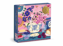 Galison Fóliové puzzle Joy Laforme Umění stolování 500 dílků