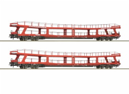 Roco Sada 2 ks vagónů na přepravu automobilů BTE - 77047