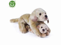 Rappa Plyšový labrador s miminkem ležící 25 cm ECO-FRIENDLY Rappa Plyšový labrador s miminkem ležící 25 cm ECO-FRIENDLY