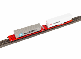 Piko Kontejnerový vagón T3000e s 1 návěsem PNO a 1 40  kontejnerem Maersk - 24619
