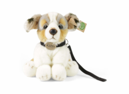 Rappa Plyšový pes australský ovčák s vodítkem 28 cm ECO-FRIENDLY