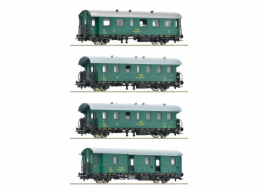 Roco Sada 4 ks osobních vagónů ČSD - 6200088