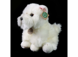 Rappa Plyšový pes westík sedící 30 cm ECO-FRIENDLY