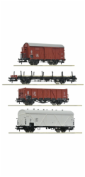 Roco Sada 4 ks nákladních vagónů PKP - 6600101