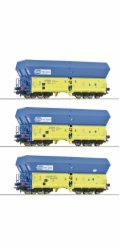 Roco Sada 3 ks nákladních výsypných vagónů PKP - 6600136