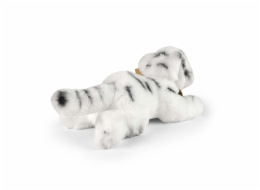 Rappa Plyšový tygr bílý ležící 17 cm ECO-FRIENDLY