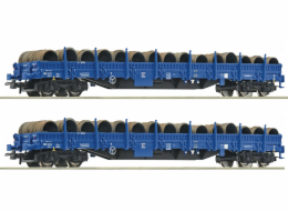 Roco Sada 2 ks klanicových vagónů s nákladem PKP Cargo - 6600099