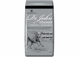 DR JOHN Titanium Chicken - suché krmivo pro psy - 15kg