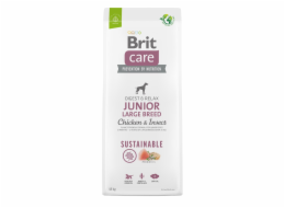 BRIT Care Dog Sustainable Junior Large Breed Chicken & Insect - suché krmivo pro psy - 12 kg