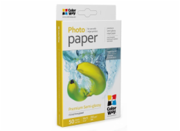 COLORWAY fotopapír/ premium semi-glossy 255g/m2, 10x15/ 50 kusů