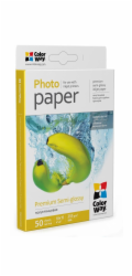 COLORWAY fotopapír/ premium semi-glossy 255g/m2, 10x15/ 50 kusů
