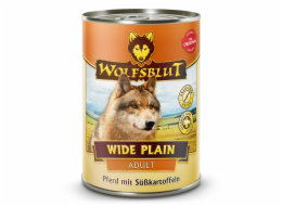 WOLFSBLUT Wide Plain Horse meat with sweet potatoes - vlhké krmivo pro psy - 395g
