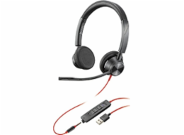 Sluchátka Poly POLY Blackwire 3320 Headset Kabelová sluchátka Kancelář/Call Center USB Type-C černá