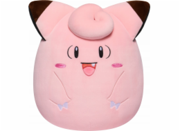 Jazwares SQUISHMALLOWS Plyšová figurka Pokémon Clefairy, 25 cm Jazwares SQUISHMALLOWS Plyšová figurka Pokémon Clefairy, 25 cm
