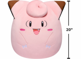Jazwares SQUISHMALLOWS POKEMON plyšový Clefairy, 50 cm Jazwares SQUISHMALLOWS POKEMON plyšový Clefairy, 50 cm