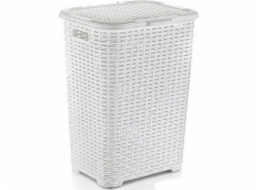Katex Koš na prádlo.RATAN 60l-bílý 435x337x602 mm