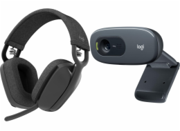 Logitech Sluchátka Zone Vibe 100 (981-001213) + C270 (960-001063)