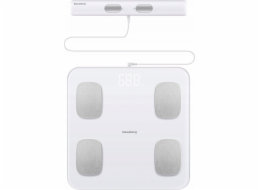 Klausberg KOUPELNOVÁ VÁHA S MĚŘENÍM TUKU A TĚLESNÉHO SLOŽENÍ, CHYTRÁ, BT, KB-7853 BÍLÁ