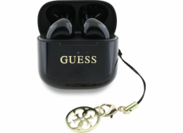 Sluchátka TWS Guess Glossy Effect s klasickým logem a šarmem