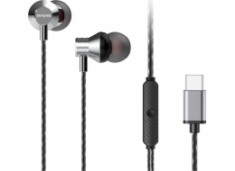 Aiwa Sluchátka do uší ESTM-50USB-C/SL stříbrná