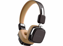 Bezdrátová retro sluchátka Bluetooth do uší 5.4 70'Classic II Proove / béžová – hnědá