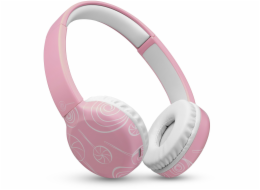 Canyon Music Sound 8018080486685 Bezdrátová sluchátka s náhlavním mostem, hovory/hudba, Bluetooth, růžová