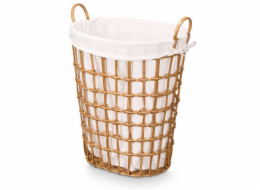 Kipit Koš na prádlo s látkovou vložkou a rukojeťmi, 58 cm