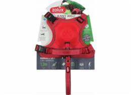Zolux Postroj s automatickým vodítkem Easyride L červený