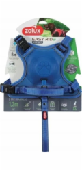 Zolux Postroj s automatickým vodítkem Easyride XL modrý