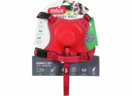 Zolux Postroj s automatickým vodítkem Easyride M červený