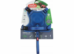Zolux Postroj s automatickým vodítkem Easyride L modrý