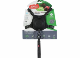 Zolux Postroj pro psy s automatickým vodítkem Easyride XS černý