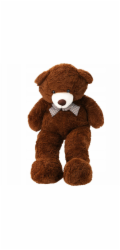 Tender Toys Velký plyšový medvídek s mašlí TETI, 120 cm