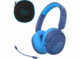 PowerLocus Bluetooth sluchátka Lion Kids ANC MODRÁ