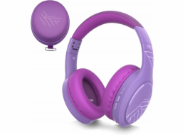PowerLocus Bluetooth sluchátka P19 fialová