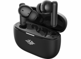 2GO Focus True Wireless Stereo (TWS) In-Ear Bluetooth sluchátka pro hovory/hudbu, černá