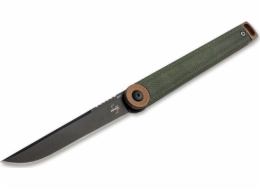 TOGO Nůž Bker Plus Kaizen Green Canvas Micarta