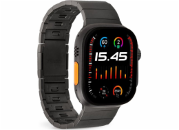 Puro TITAN Nerezový řemínek Apple Watch 42/44/45/49 mm - černý